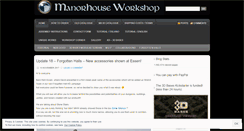Desktop Screenshot of manorhouseworkshop.com